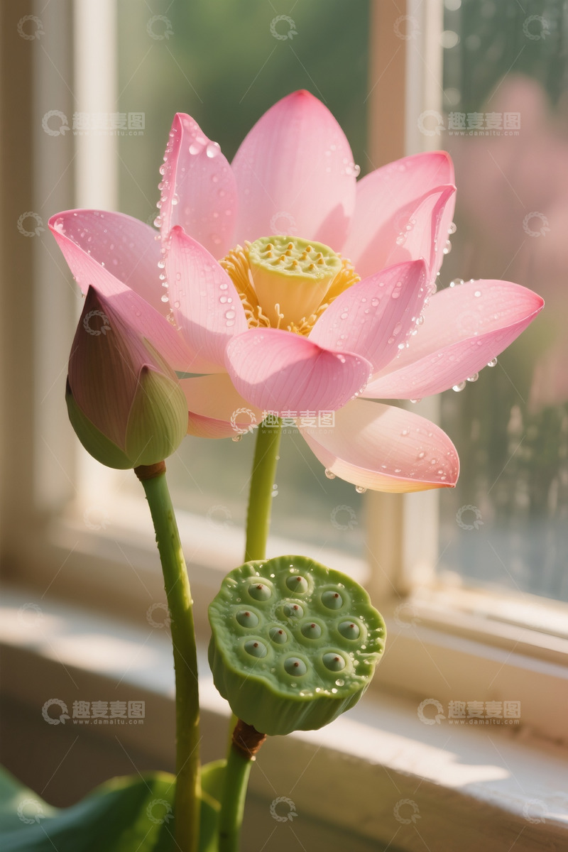 高清大图下载【趣麦麦图】荷花莲蓬摄影5