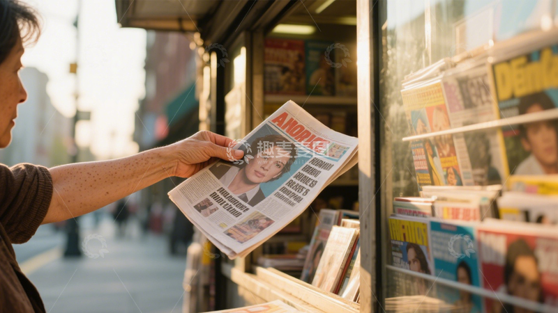 高清大图下载【趣麦麦图】报刊亭的人文日常​