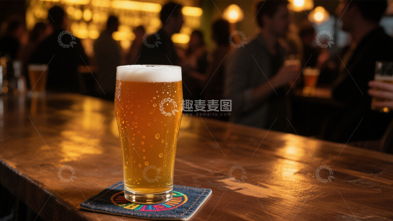 高清大图下载【趣麦麦图】酒吧啤酒休闲氛围1