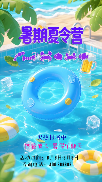 暑期夏令营海报1