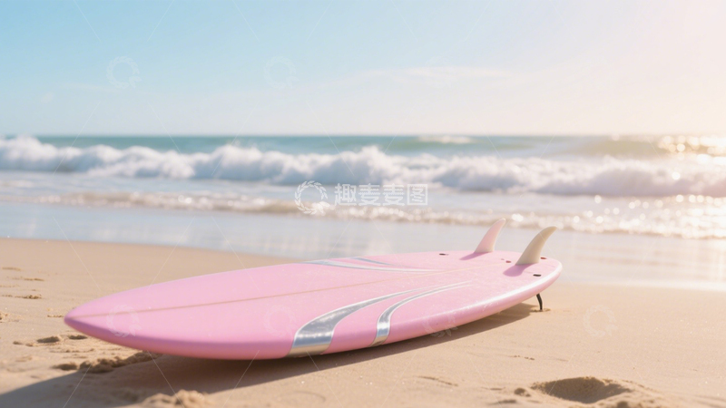 高清大图下载【趣麦麦图】海滩冲浪活力时刻3