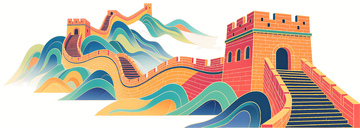 北京八达岭长城地标建筑素材4