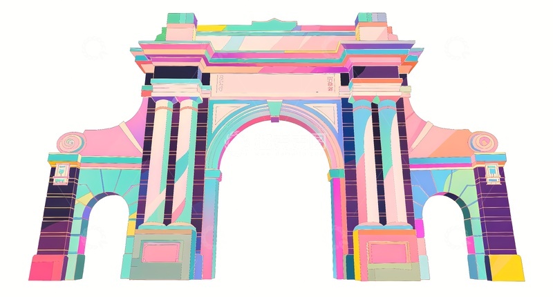 高清大图下载【趣麦麦图】清华大学地标建筑1