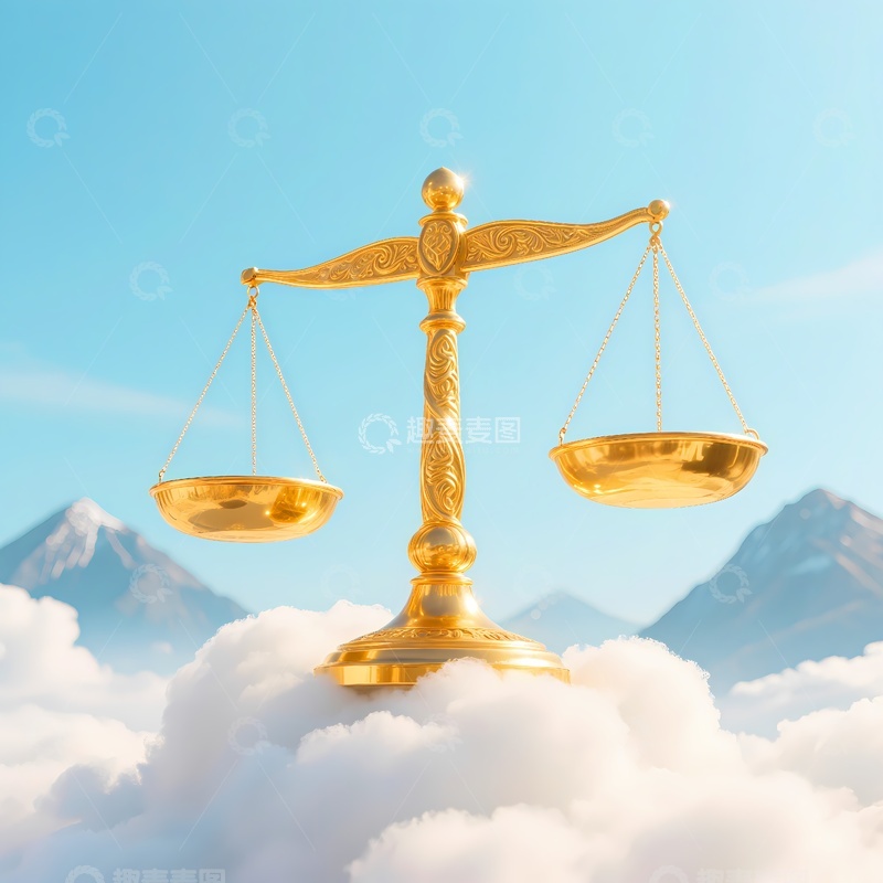 高清大图下载【趣麦麦图】企业文化天平