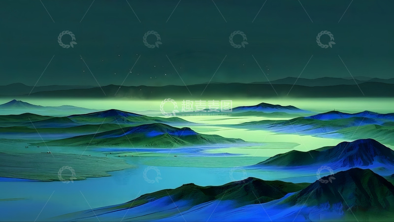 高清大图下载【趣麦麦图】古风青山背景