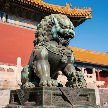 故宫铜狮子图片2
