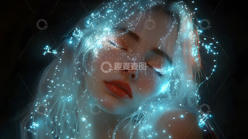 高清大图下载【趣麦麦图】欧美女性光影艺术造型1