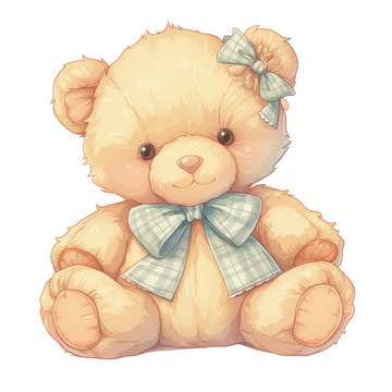 卡通简约可爱的玩具熊1