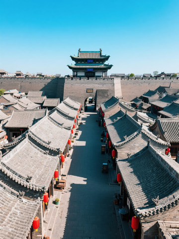 山西平遥古城高清摄影图片AI2