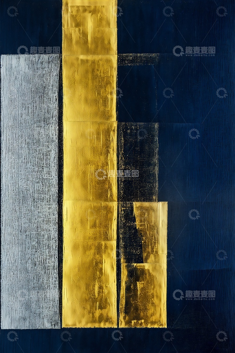 高清大图下载【趣麦麦图】简约现代抽象肌理画6