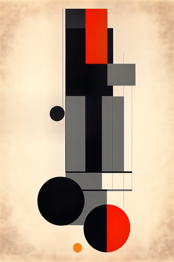 简约现代抽象肌理画