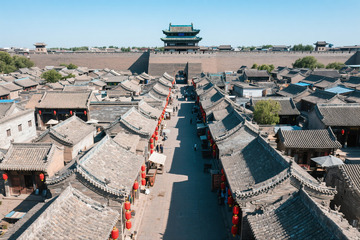 山西平遥古城高清摄影图片AI1