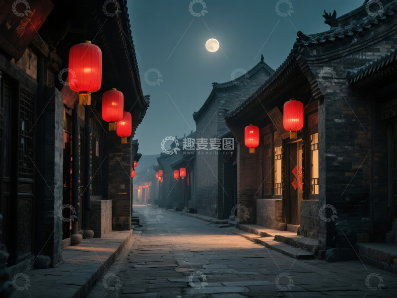 高清大图下载【趣麦麦图】山西平遥古城高清摄影图片AI15