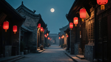 山西平遥古城高清摄影图片AI16