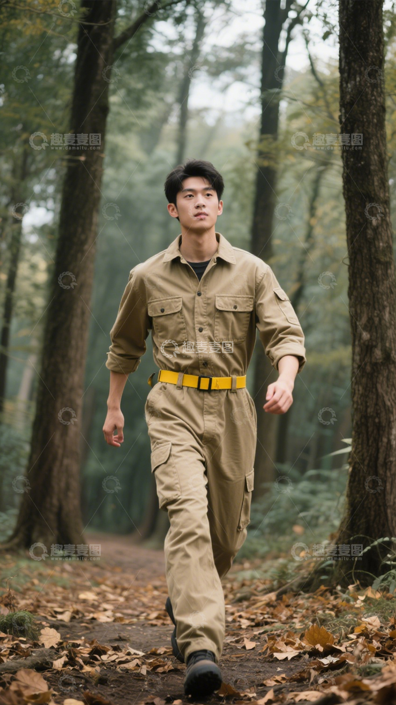 高清大图下载【趣麦麦图】工装连体户外风尚2