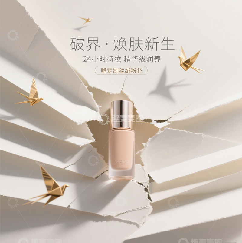 电商美妆促销海报