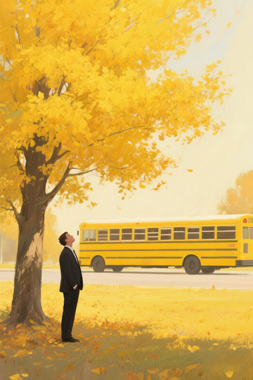 秋季银杏落叶景色1234