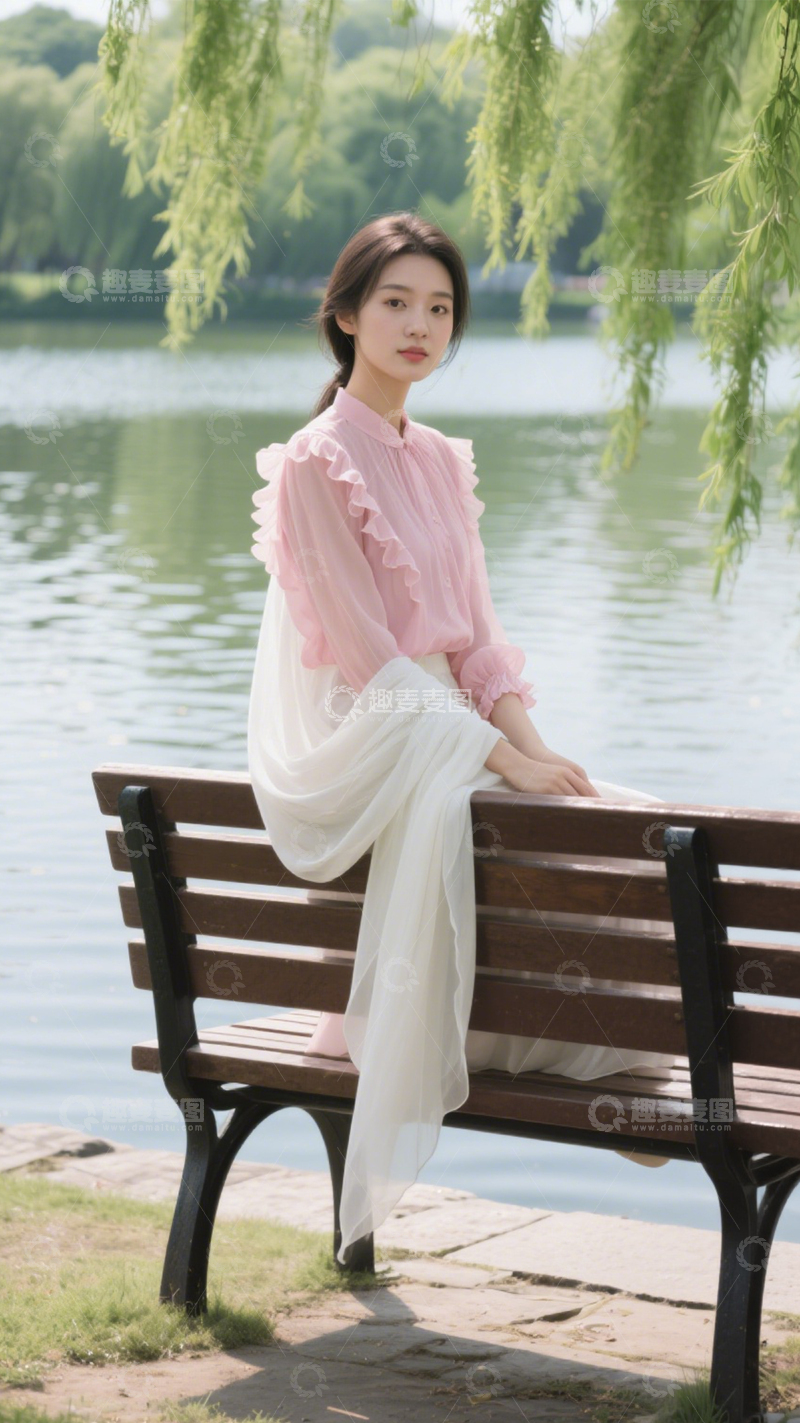 高清大图下载【趣麦麦图】浅色系穿搭清新氛围2