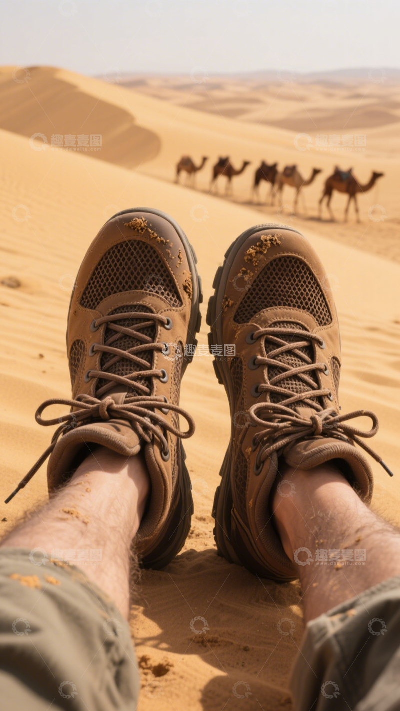 高清大图下载【趣麦麦图】户外靴探险穿搭搭档3