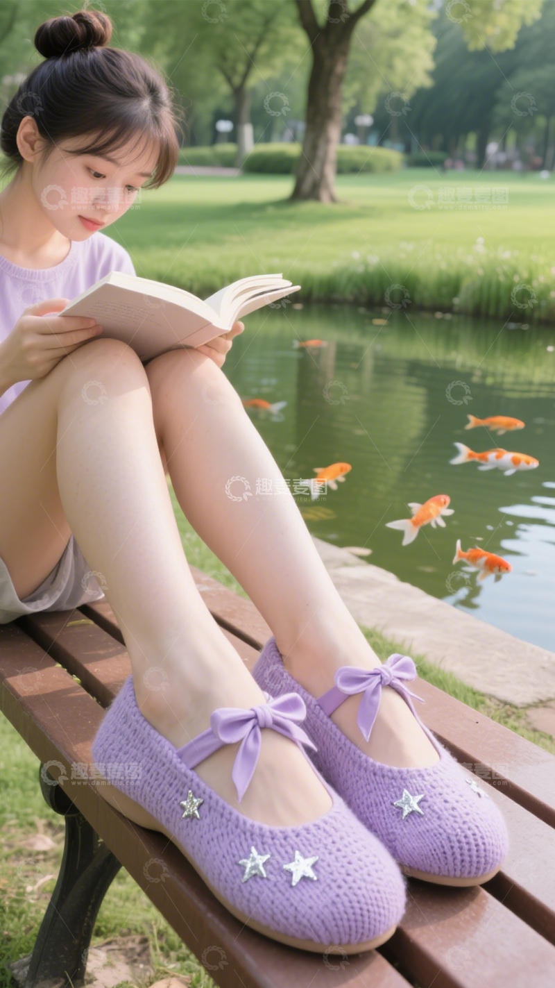 高清大图下载【趣麦麦图】芭蕾鞋甜美穿搭搭档1