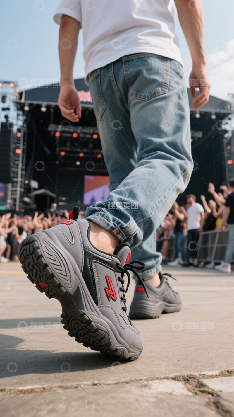 高清大图下载【趣麦麦图】老爹鞋潮流穿搭标配2