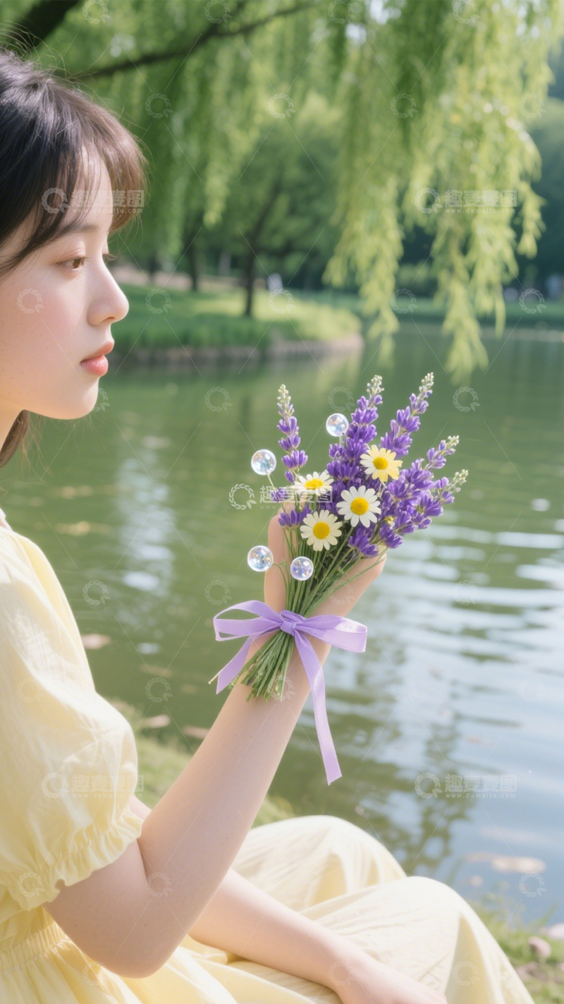 高清大图下载【趣麦麦图】手腕花饰浪漫点缀