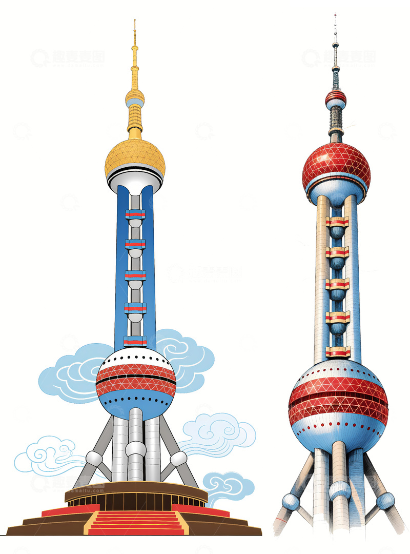 高清大图下载【趣麦麦图】上海东方明珠广播电视塔4