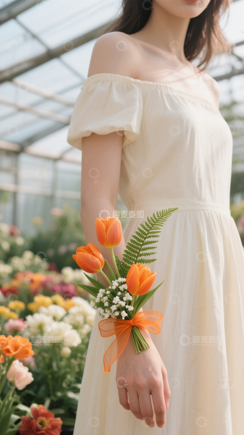 高清大图下载【趣麦麦图】手腕花饰浪漫点缀2