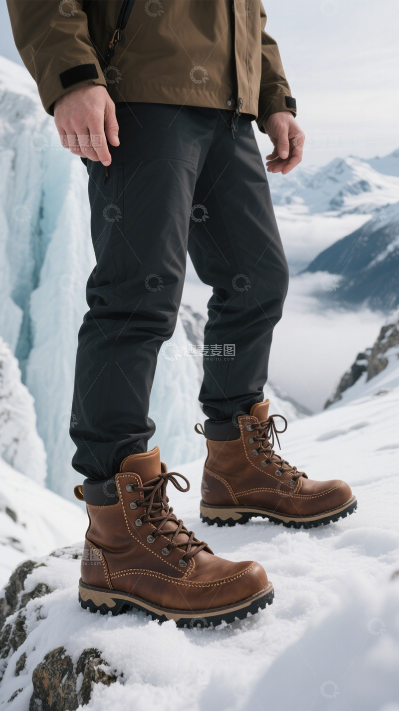 高清大图下载【趣麦麦图】户外靴探险穿搭搭档2