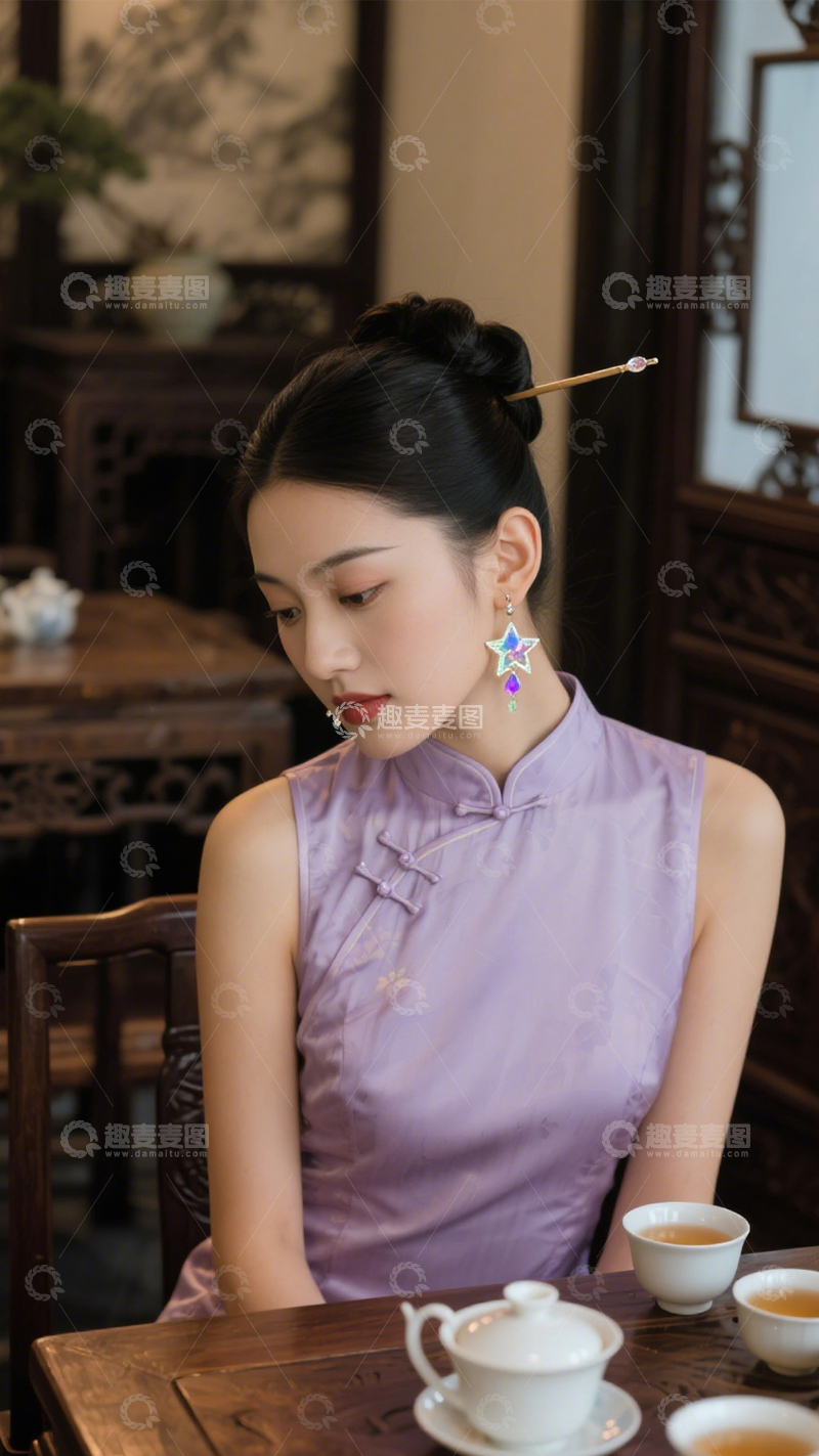 高清大图下载【趣麦麦图】耳饰国风时尚3