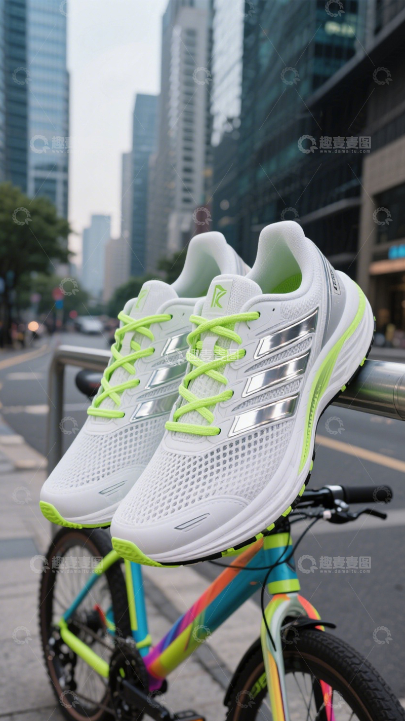 高清大图下载【趣麦麦图】运动跑鞋活力穿搭
