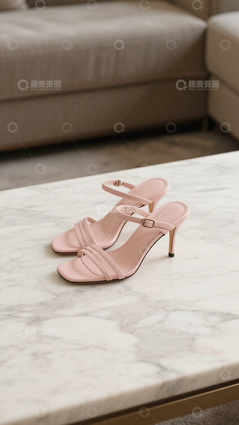 高清大图下载【趣麦麦图】高跟凉鞋优雅穿搭首选