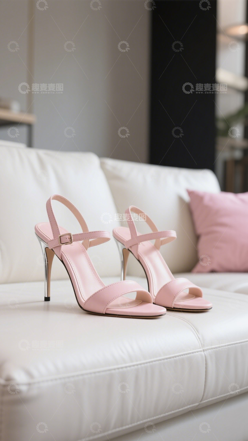 高清大图下载【趣麦麦图】高跟凉鞋优雅穿搭首选2