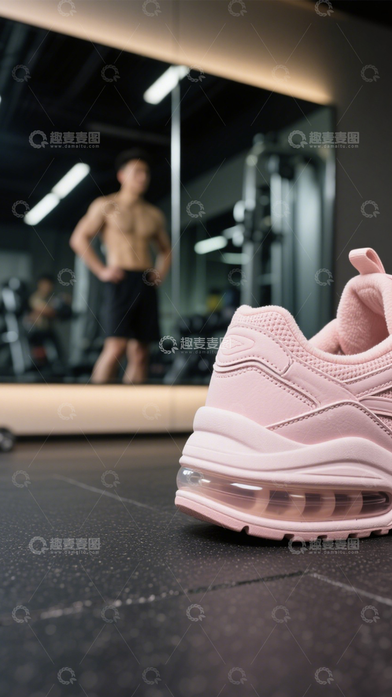 高清大图下载【趣麦麦图】跑鞋运动穿搭必备2