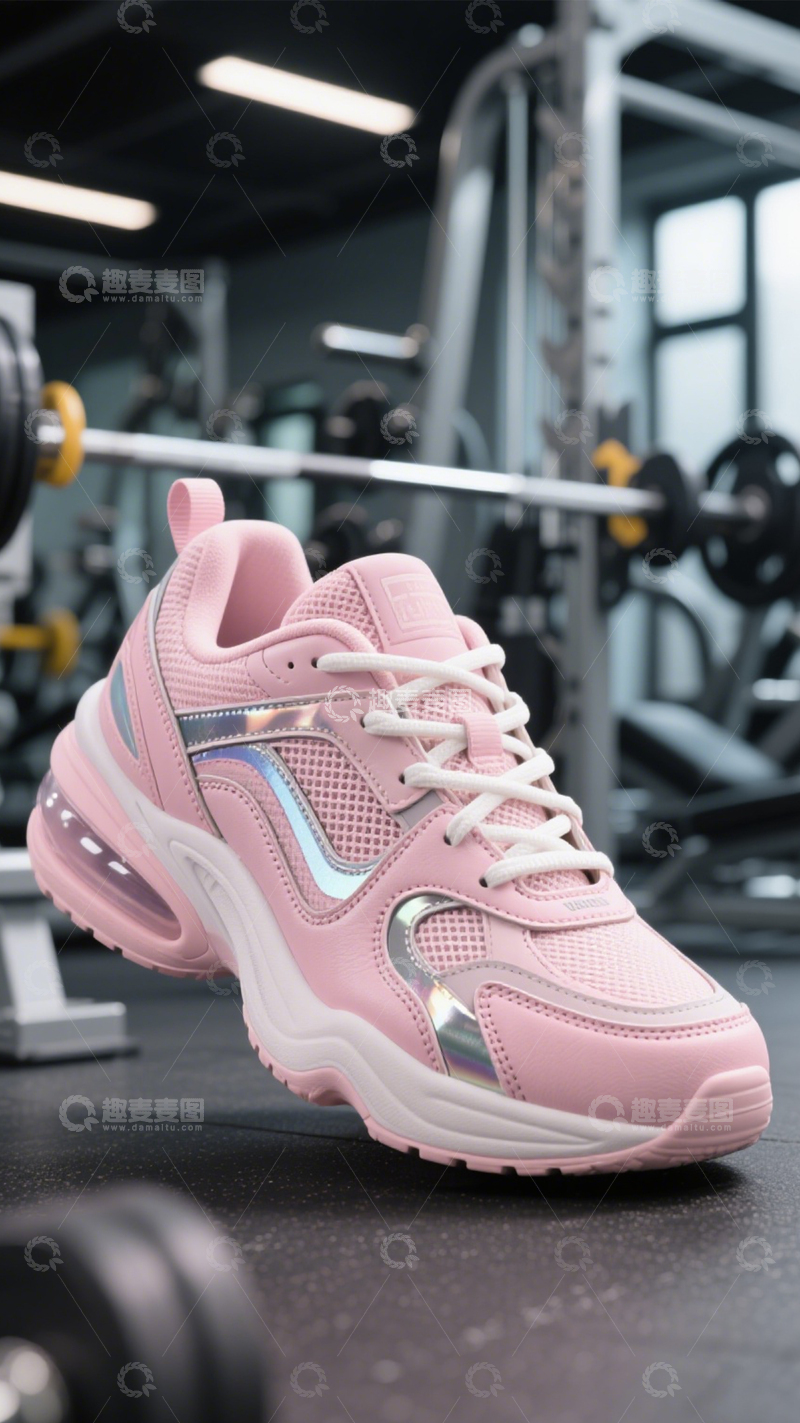 高清大图下载【趣麦麦图】跑鞋运动穿搭必备1