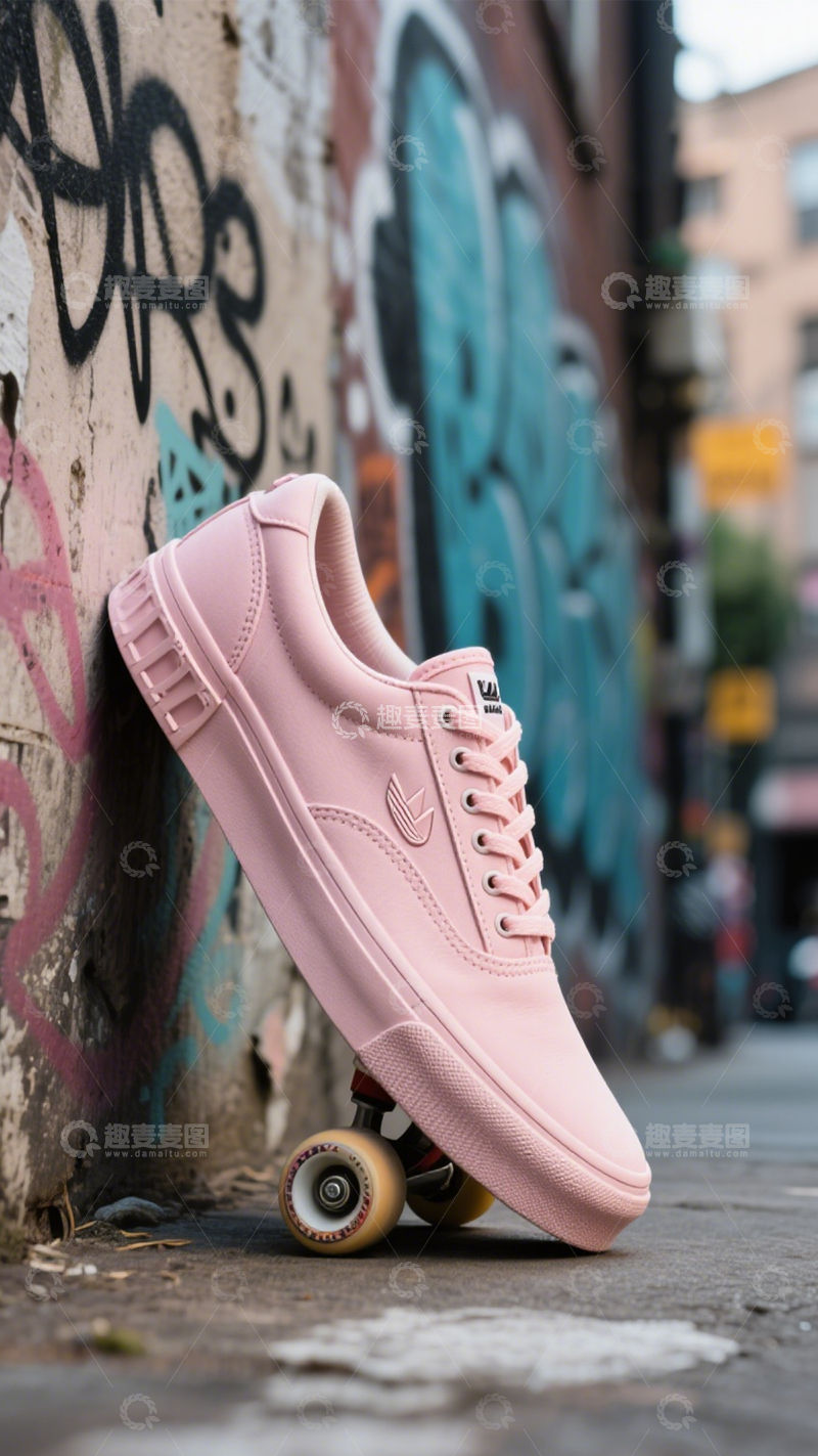 高清大图下载【趣麦麦图】帆布鞋街头穿搭首选