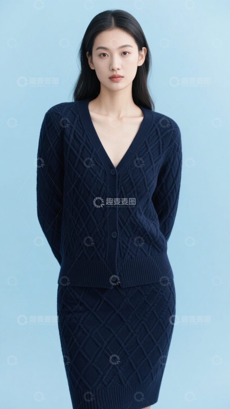 高清大图下载【趣麦麦图】毛衣日常穿搭利器1