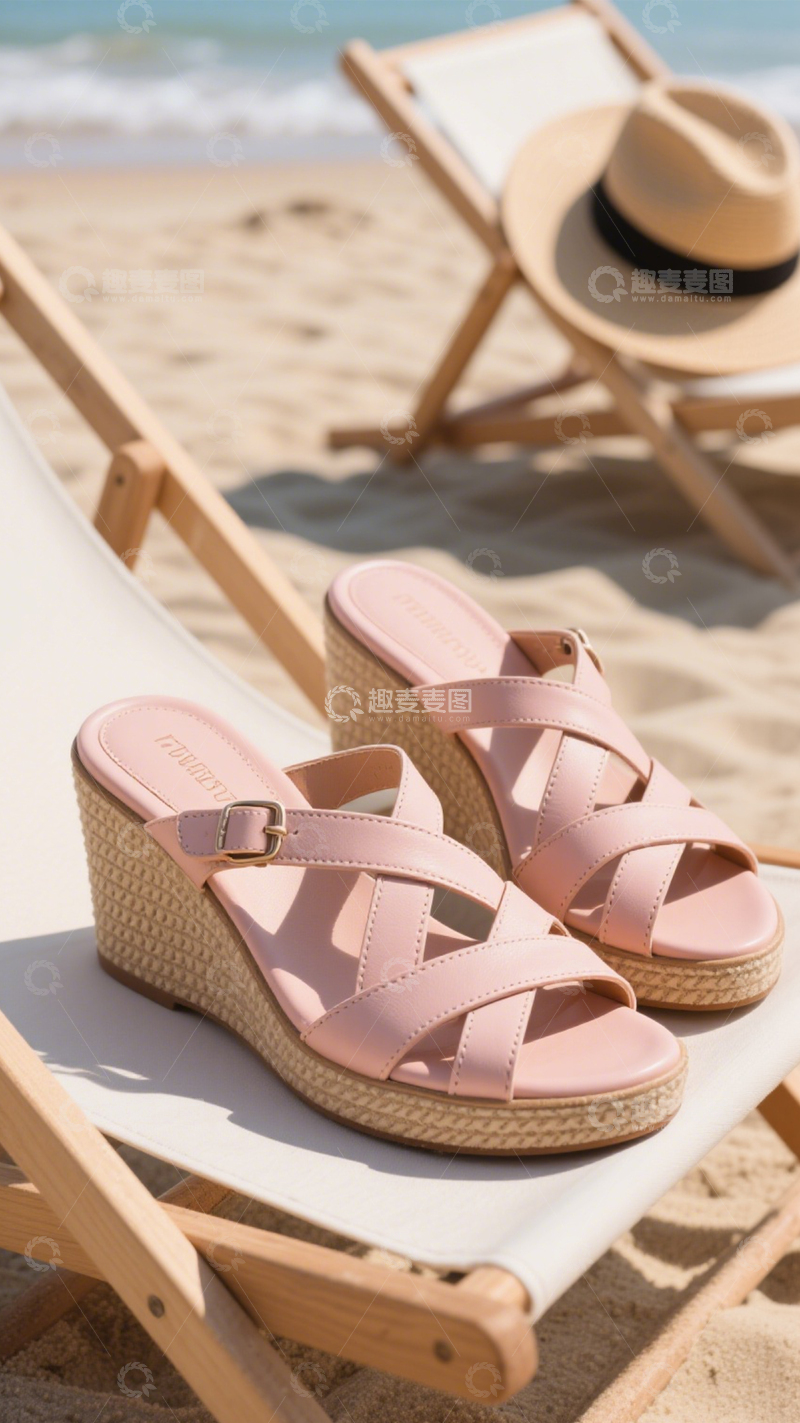 高清大图下载【趣麦麦图】凉鞋度假穿搭好拍档