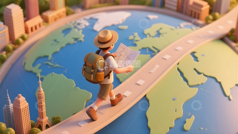 高清大图下载【趣麦麦图】旅游旅行度假人物素材3