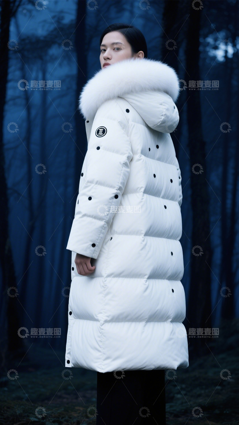 高清大图下载【趣麦麦图】羽绒服冬日时尚担当2