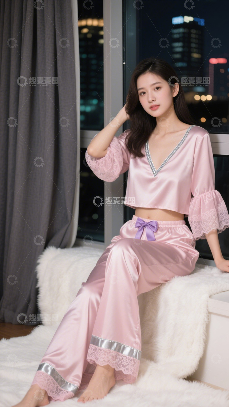 高清大图下载【趣麦麦图】睡衣居家优雅之选3