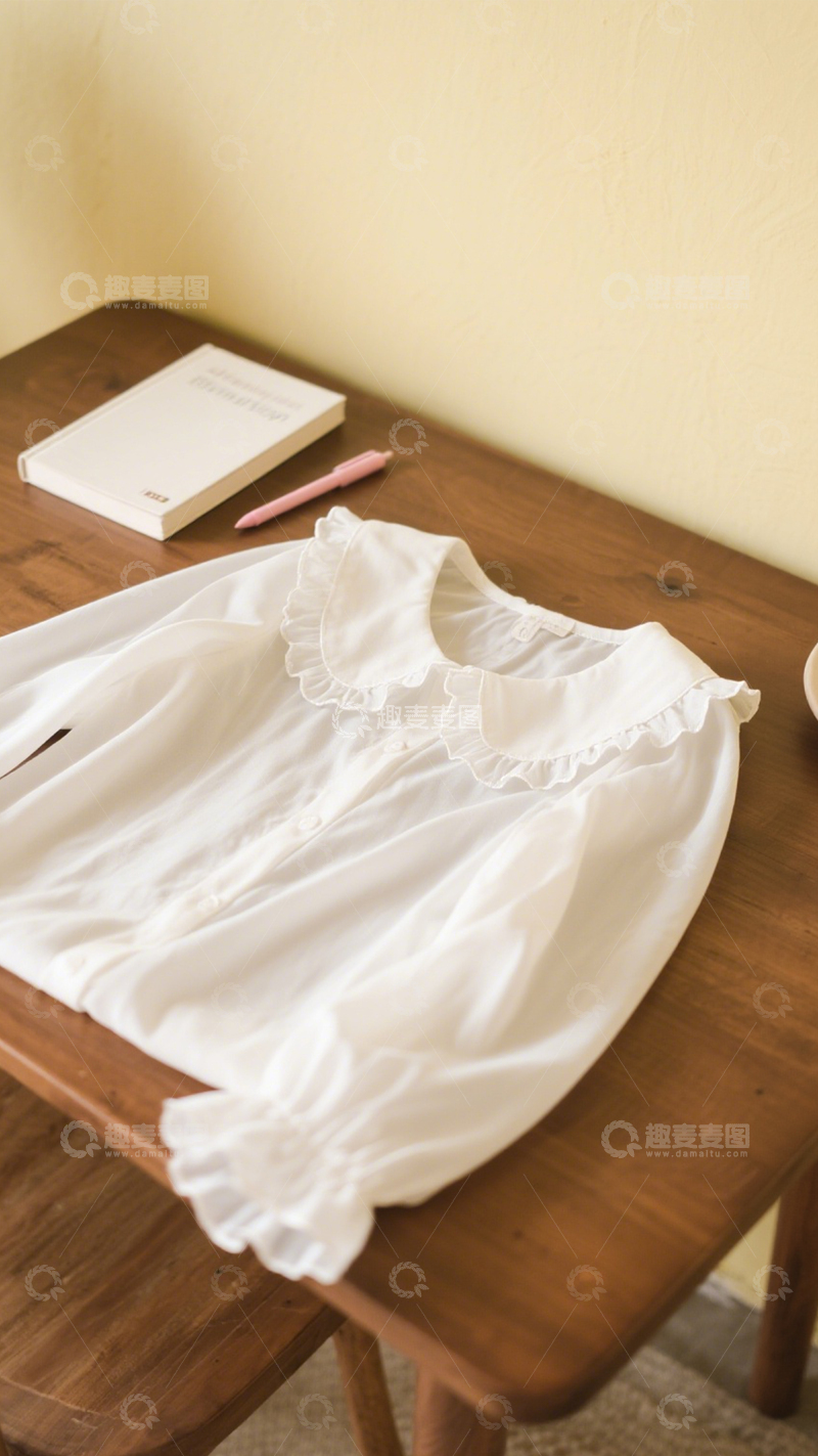 高清大图下载【趣麦麦图】白衬衫田园清新风1