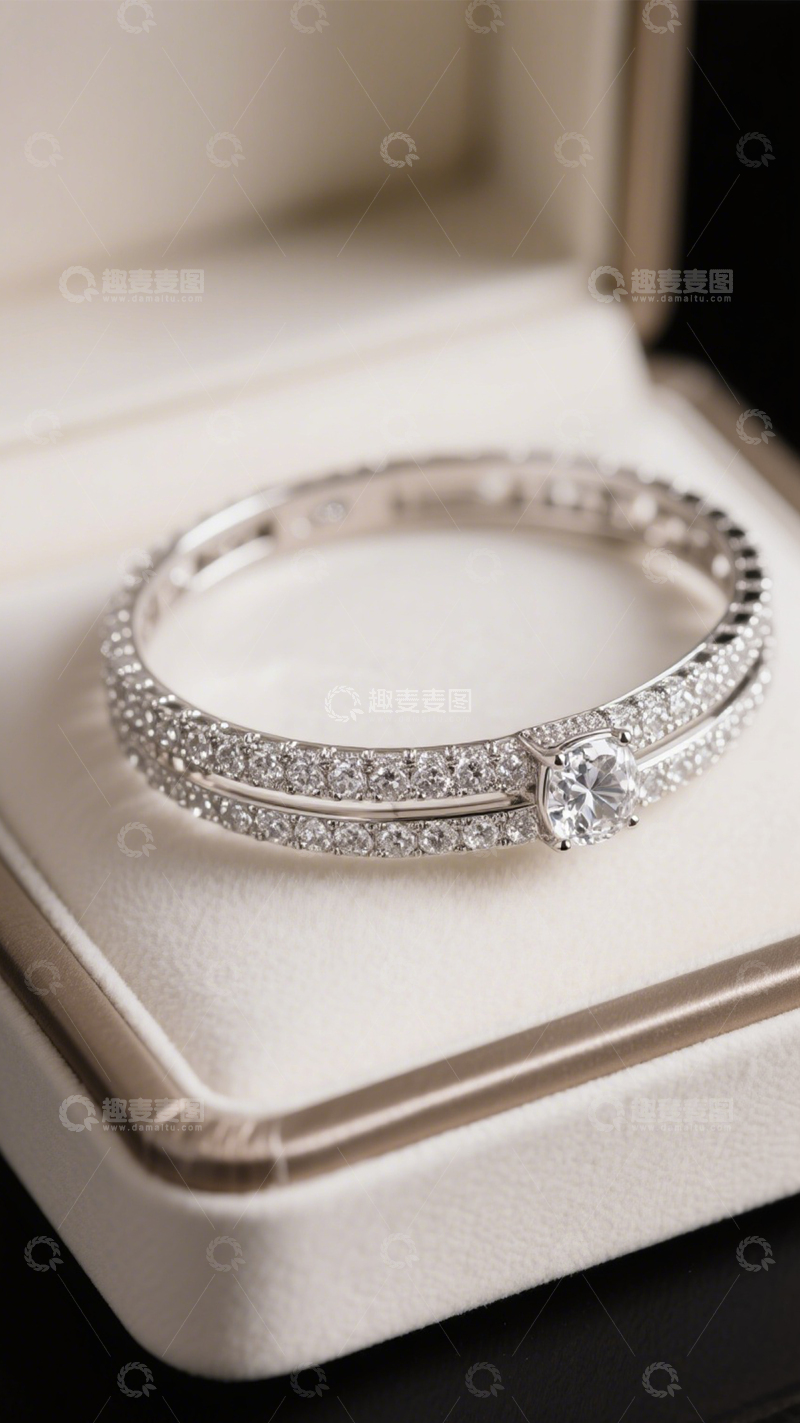 高清大图下载【趣麦麦图】满钻奢华闪耀手镯3
