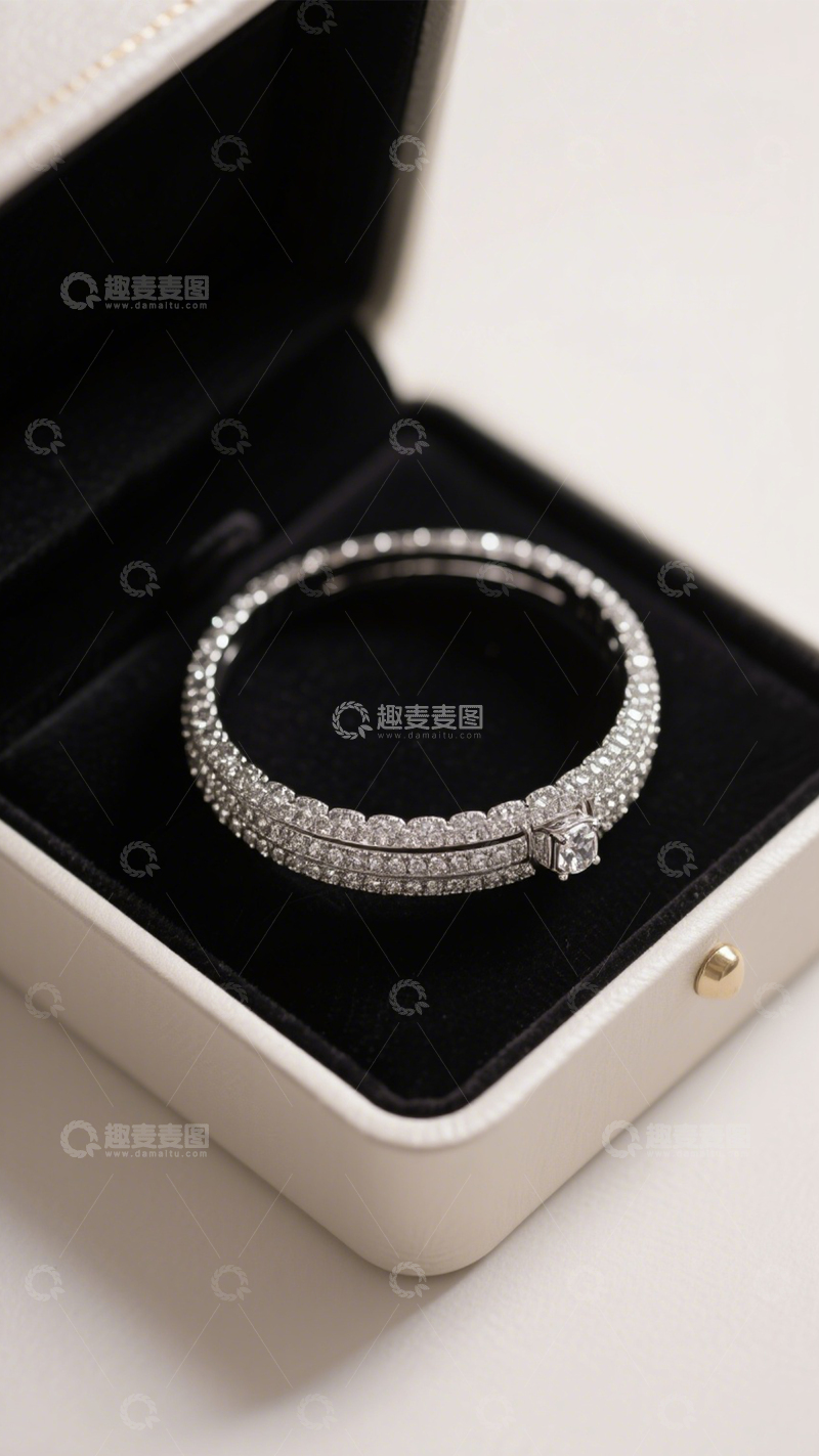 高清大图下载【趣麦麦图】满钻奢华闪耀手镯2