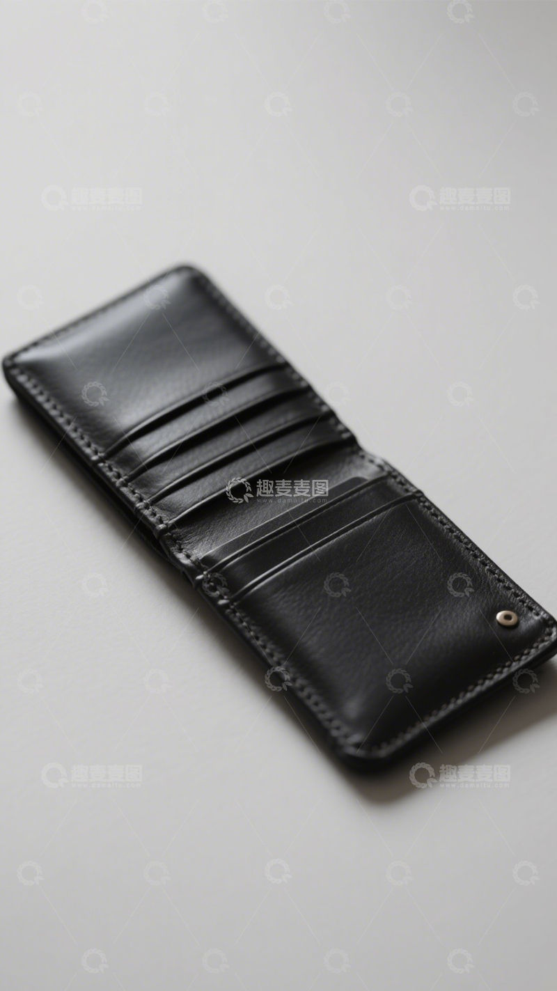 高清大图下载【趣麦麦图】简约实用皮革卡包3