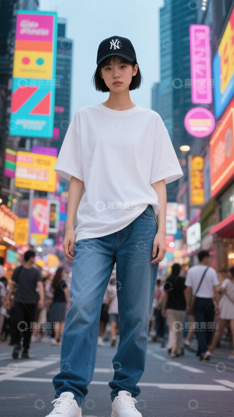 高清大图下载【趣麦麦图】街头潮流休闲穿搭1