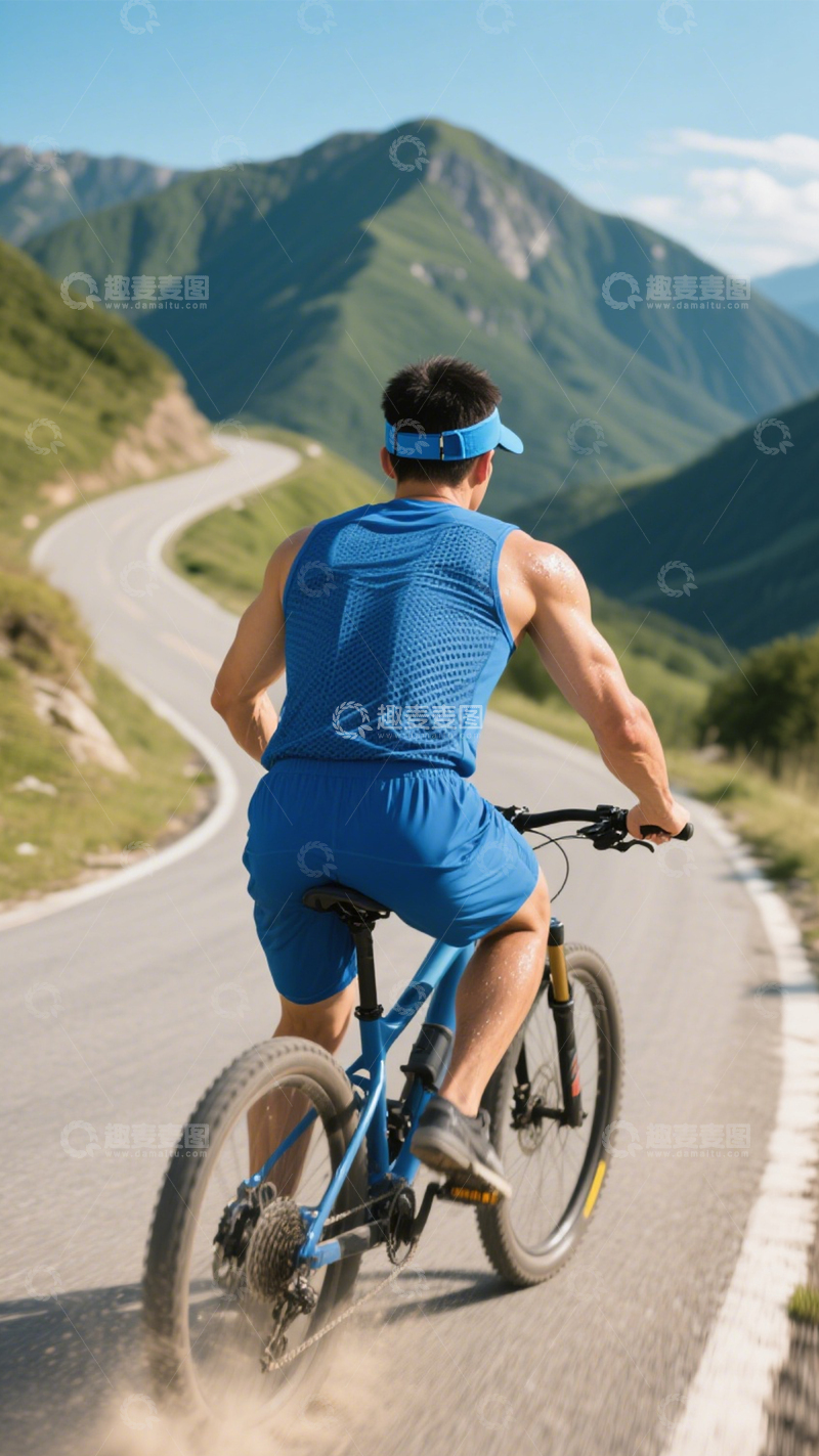 高清大图下载【趣麦麦图】运动活力骑行穿搭2