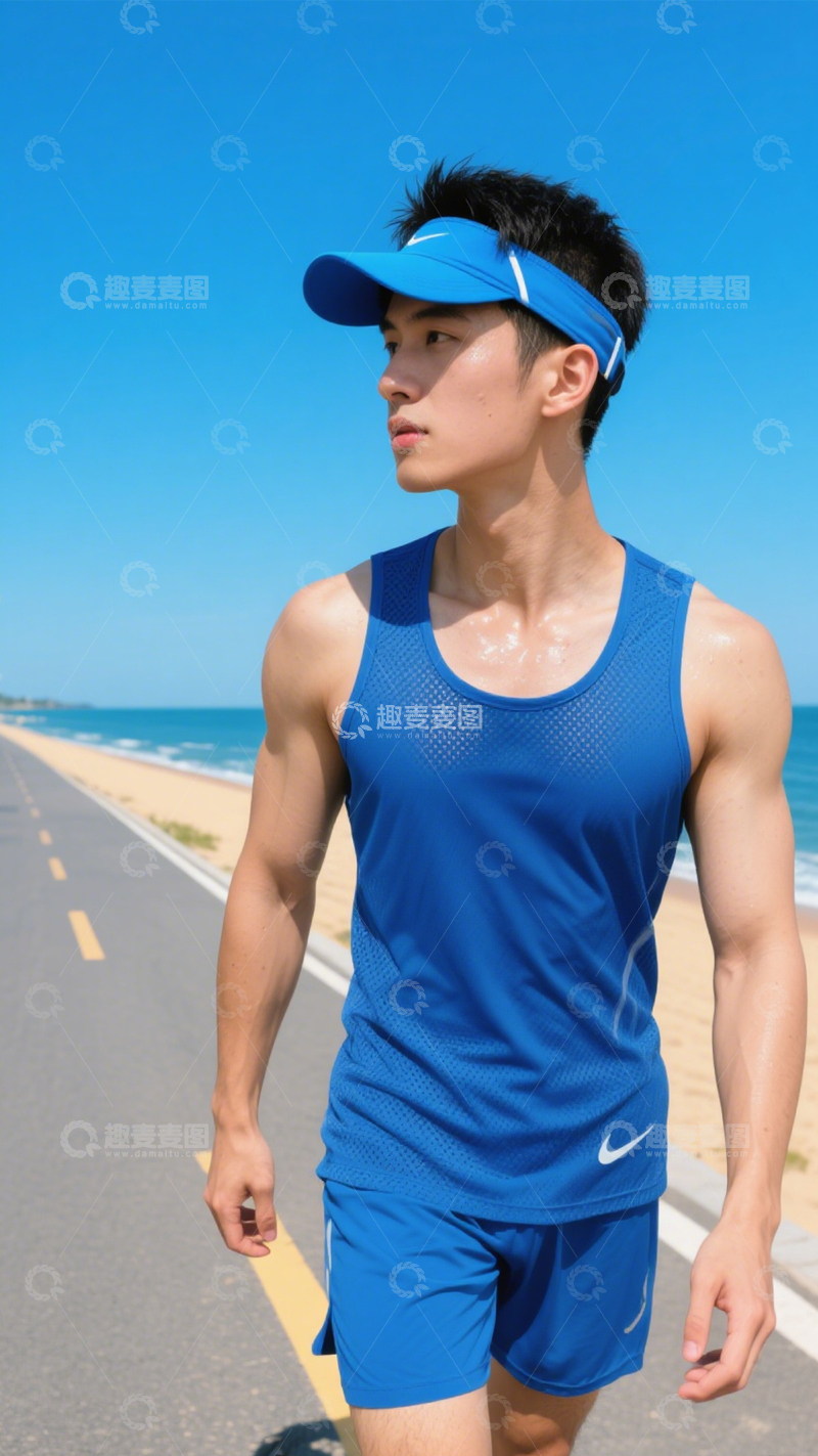 高清大图下载【趣麦麦图】运动活力骑行穿搭1