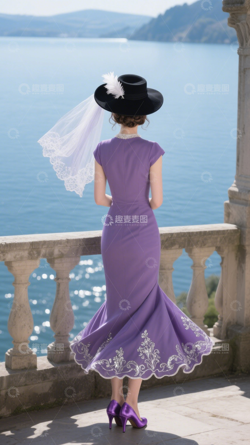 高清大图下载【趣麦麦图】复古优雅花园穿搭3