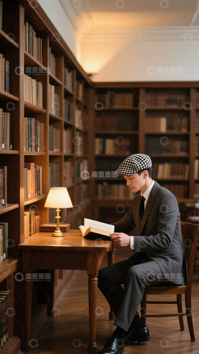 高清大图下载【趣麦麦图】英伦复古绅士穿搭2